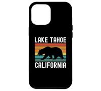 Lake Tahoe California Nevada Retro Mountain 530 775 Camping Carcasa para iPhone 12 Pro MAX