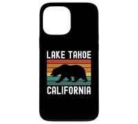 Lake Tahoe California Nevada Retro Mountain 530 775 Camping Carcasa para iPhone 13 Pro MAX