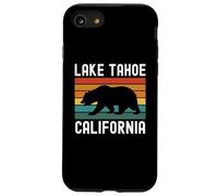 Lake Tahoe California Nevada Retro Mountain 530 775 Camping Carcasa para iPhone SE (2020) / 7/8