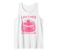 Lake Tahoe California Souvenirs Nevada Hombres Mujeres Camiseta sin Mangas