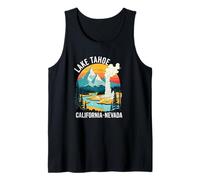 Lake Tahoe California Souvenirs Nevada Hombres Mujeres Camiseta sin Mangas