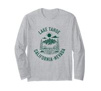 Lake Tahoe California Souvenirs Nevada Hombres Mujeres Manga Larga