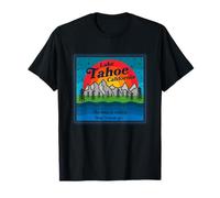 Lake Tahoe California Vintage Senderismo Insignia Retro Vacaciones Camiseta