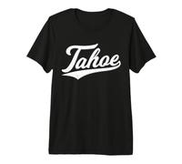 Lake Tahoe Variedad Script Vintage Retro Deportes Jersey Estilo Camiseta Premium