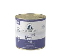Lakefields Comida para perros de alta calidad húmeda | caballo 60% | 800 g | Comida húmeda sin cereales para perros | Ingredientes naturales de calidad alimentaria | Batatas, zanahorias y calabaza |