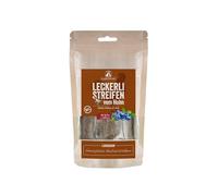 LAKEFIELDS MANUFACKTUR - Tiras de carne seca para perros (pollo de campo, aperitivo para perros con carne de pollo al 90%, sin cereales y golosinas saludables, ideal como golosinas de entrenamiento, 1