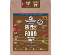 LAKEFIELDS MANUFAKTUR Super Food - Comida para perros seca de alta calidad, cordero 61%, sin cereales, alimento seco para perros adultos, alimento completo con cordero, espinacas y semillas de cáñamo,