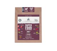 Lakefields SUPERFOOD Comida para perros seca de alta calidad, 61 % vacuno, 1 kg, sin cereales, alimento seco para perros adultos, con arándanos, algas marinas y remolachas, desarrollado por