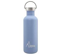 Botella de acero inoxidable basic 1l s/s tapón azul 1 L