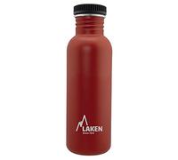 LAKEN Botella de Acero Inoxidable con Tapón de Rosca, 0,75 L, Color Rojo, 0.75