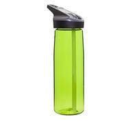 LAKEN Botella de Agua Tritan con tapón deportivo Jannu de Boca Ancha 0.45L, 0.75L - Cierre de Seguridad y Pajita Incluidos - Reutilizable, Reciclable, Ideal para Niños y Adultos