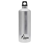 Laken Cantimplora Futura Botella de aluminio 1 L boca estrecha Camping Gris
