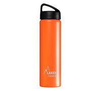 Laken Classic Botella Térmica Acero Inoxidable 18/8 y Doble Pared de Vacío, Unisex adulto, Naranja, 750 ml