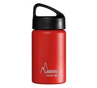 Laken Classic Botella Térmica Acero Inoxidable 18/8 y Doble Pared de Vacío, Unisex adulto, Rojo, 350 ml