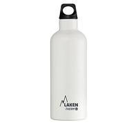 Botella Térmica de Acero Inoxidable de Doble Pared Aislada al Vacío Laken (0,5L - Blanco) - Para Niños y Adultos/Para Gimnasio y Deportes - Resistente y Duradera