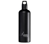Laken Futura Botella Térmica Acero Inoxidable 18/8 y Doble Pared de Vacío, Unisex adulto, Negro, 750 ml
