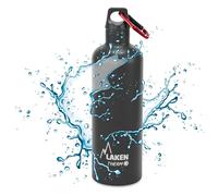 Laken Futura - Botella Térmica De Boca Estrecha 0.5l En Acero Inoxidable. Negro