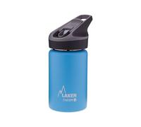 Botella de Agua Térmica al Vacío de Acero Inoxidable de Doble Pared Laken (0,35L - Azul Claro) Tecnología de 24 Horas de Frío - Ideal para Trabajo o Deporte - Cierre Hermético y Uso Vertical