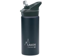 Laken Jannu Botella Térmica Acero Inoxidable 18/8 y Doble Pared de Vacío, Unisex adulto, Negro, 500 ml