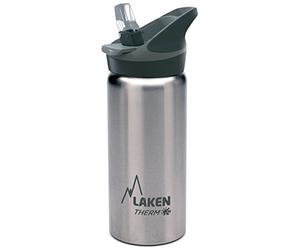 Laken Jannu Botella Térmica Acero Inoxidable 18/8 y Doble Pared de Vacío, Unisex adulto, Plateado, 500 ml