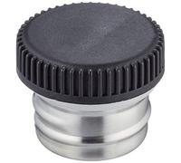 Laken Tapón BOT. Basic Steel Rosca Acero, Unisex Adulto, Negro (Negro) Talla Única (TBSSN)