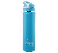 LAKEN Botella de Agua Térmica al Vacío de Acero Inoxidable de Doble Pared (0,75L - Azul Claro) Tecnología de 24 Horas de Frío - Ideal para Trabajo o Deporte - Cierre Hermético y Uso Vertical