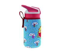 Laken Tritan Junior - Botella de Tritán con cierre de Summitverschluß (0,45 L, funda de neopreno), color azul claro