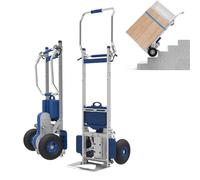 Lakenbroade Carretilla elevadora eléctrica para escaleras con orugas, Carretilla con Motor de 400 W, Capacidad de 375 LB, Carretilla elevadora para escaleras con batería de Iones de Litio