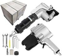 Lakenbroade Flejadora neumática de Acero para Correa metálica de 1,25 Pulgadas de Ancho, Herramienta neumática de flejado Dividido de Alta Resistencia, Tensor y sellador,32mm