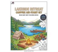 Lakeside Retreat: Campre and Starry Sky: A Nature Coloring Book of Quiet Outdoor Scenes (Tiny Sanctuaries Series)
