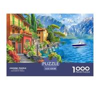 Lakeside Villa Scenery_1 Piezas De Ajuste Seguro Apto para Relax Prolongado, Entrenamiento Mental Y Tiempo Libre Personal 52x38cm/1000pcs