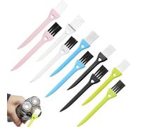 LAKJUOZ 10 Piezas Cepillo De Afeitar,Cepillo Barba Cepillo De Limpieza De Afeitadora Eléctrica Cepillo Limpiador De Plumero De Afeitar Eléctrico Con Cerdas De Nailon,Afeitadora Eléctrica Cepillos