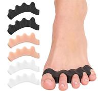 LAKJUOZ 3 Pares Separadores De Dedos De Los Pies, Separador Dedos Pie Silicona Suave Separador Dedos Pie Silicona Gel Universales Corrector De Dedos Del Pie Para Dedos Superpuestos Dedos Pie Martillo