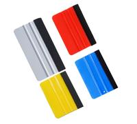 LAKJUOZ 4 Piezas Raspador De Película,Espatula Vinilo,Raspador De Borde De Fieltro,Squeegee Borde Del Fieltro,Espátula Para Aplicar O Quitar Pegatinas