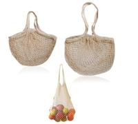 LAKJUOZ Bolsas Almacenaje,Bolsa Rejilla, 2Pcs Bolsas De Compra De Tela Plegable Rejilla Comprar Reutilizables Bolsas De Red Para Almacenaje Portátil Organizador De Bolsas Para Abarrotes, Frutas Y Verd