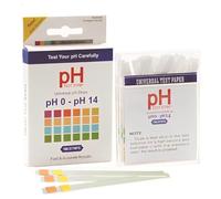 LAKJUOZ Kit De Tiras De Prueba De Tiras Reactivas Ph 100Pcs, Aplicación Universal (Ph 0-14), Prueba De Ph Para Saliva, Jabón, Orina, Líquidos, Agua, Laboratorio