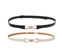 LAKJUOZ Mujer Cinturones Decorativos Para Mujer, Delgados Para Vestidos y Jeans, Con Hebillas de Aleación