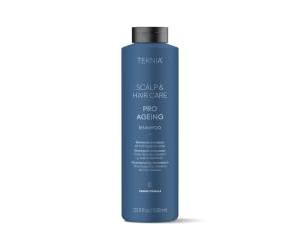 LAKME TEKNIA Pro-Ageing Champu 1000 ml | limpieza profesional, cabello debilitado, aporta vitalidad, brillo saludable, formato ahorro