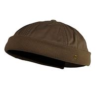 Lakota 38150485 - Gorra docker para hombre, con puntadas fuertes, efecto lavado, gorra veraniega para ciclista o pescador, Unisex, marrón, ca. 56 cm - 59 cm