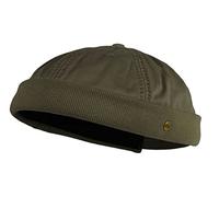 Lakota 38150485 - Gorra docker para hombre, con puntadas fuertes, efecto lavado, gorra veraniega para ciclista o pescador, Unisex, verde oliva, ca. 56 cm - 59 cm