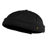 Lakota 38150485 - Gorra docker para hombre, con puntadas fuertes, efecto lavado, gorra veraniega para ciclista o pescador, Unisex, 38150485, negro, Einheitsgröße 57-61 ( in cm )