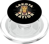 Lakota Nation Roots Tribu Orgullosa Mujer Nativa Americana PopSockets PopGrip para MagSafe