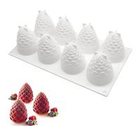 LAKPYN 1 PCS 200g silicona con forma de limón, 3D de limones, frutas para brownies, tartas de mousse, postres horneados, pasteles imón, forma de limón, molde molde de silicona para hornear(B)