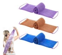 LAKPYN 3 Piezas Esponjas Africanas,Red de Ducha con Cordón, limpieza Profunda,Para Hombres y Mujeres