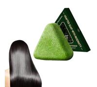 LAKPYN Champú Sólido Triángulo Ciprés - Fórmula Verde con Plantas - Limpiador Refrescante, Larga Duración