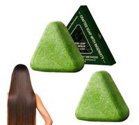 LAKPYN Champú Sólido Triángulo Ciprés - Fórmula Verde con Plantas - Limpiador Refrescante, Larga Duración (2PCS)