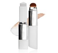 LAKPYN Fondotinta Stick 2 en 1, Fondotinta Coreano Stick Blanco con Pincel, Textura Hidratante, Cobertura Uniforme y Radiante de Larga Duración (03# Color de Piel)