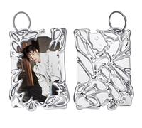 LAKPYN Juego De 2 Soporte Para Tarjetas Fotográficas Kp-op, Mini álbum De Fotos Kp-op, Photocard Holder, Mini álbumes De Fotos Con Llavero, Para Coleccionar Imágenes, Imagen