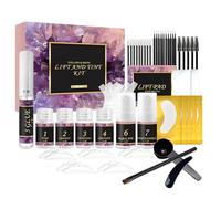 LAKPYN Kit de laminación de Cejas,Kit 2 en 1 para Tinte y Permanente de Cejas y Pestañas,Duración de 6 a 8 Semanas,Fácil de usar, Ideal para Salones y uso Doméstico