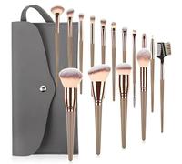 LAKPYN Pennelli Maquillaje, 15 Pezzi Set Pennelli Trucco Professionale con, Kit Pennello Trucco Ochos Pinceles de maquillaje Regalo para Ragazze Mujeres cumpleaños San Valentino